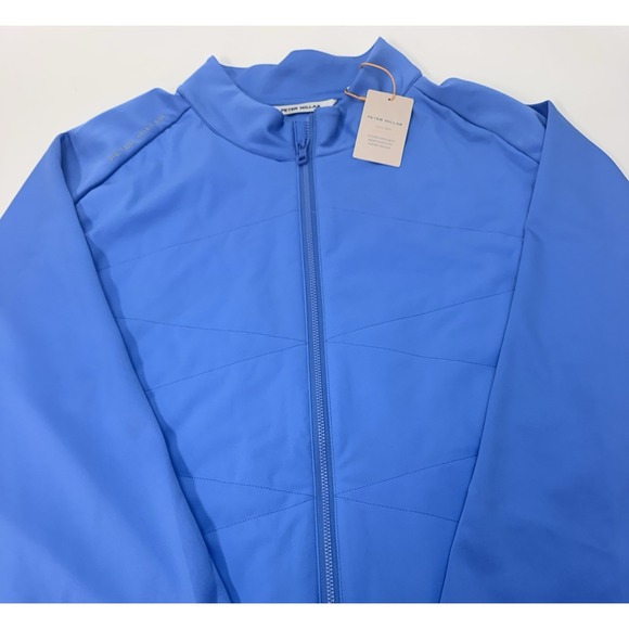 NWT Peter Millar Merge Hybrid Golf Jacket BSEA Blue Sea Men's Size XL $245 - Picture 2 of 13